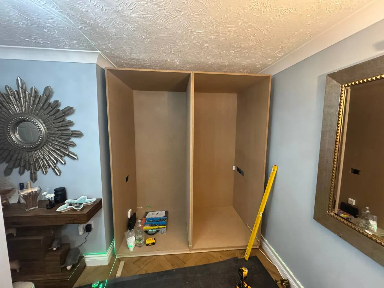Extra-deep Shaker wardrobes in solid timber, fitted in Lytham St Anne's